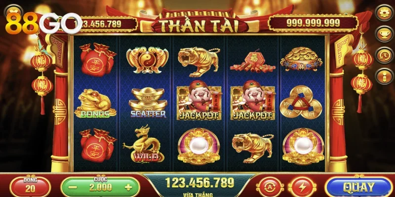 Sức hút đặc biệt của slot game thần tài 88go